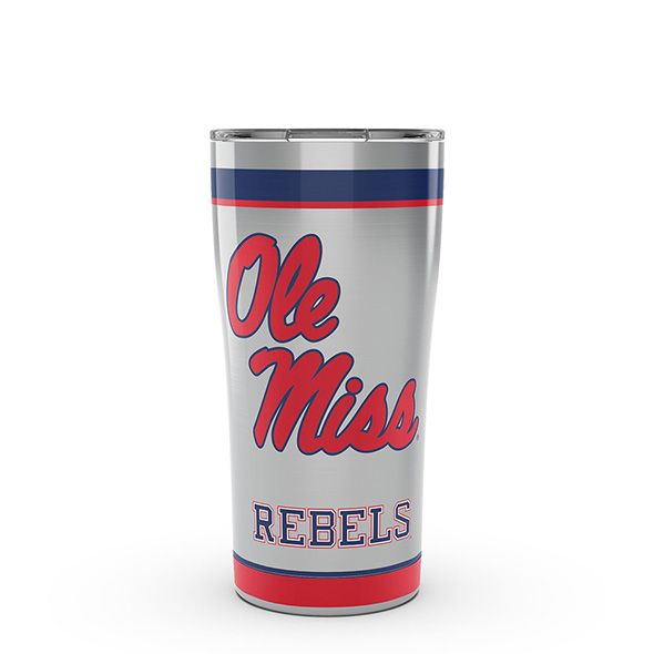 Ole Miss 20 oz. Stainless Steel Tervis Tumblers with Hammer Lids - Set of 2 - Image 1