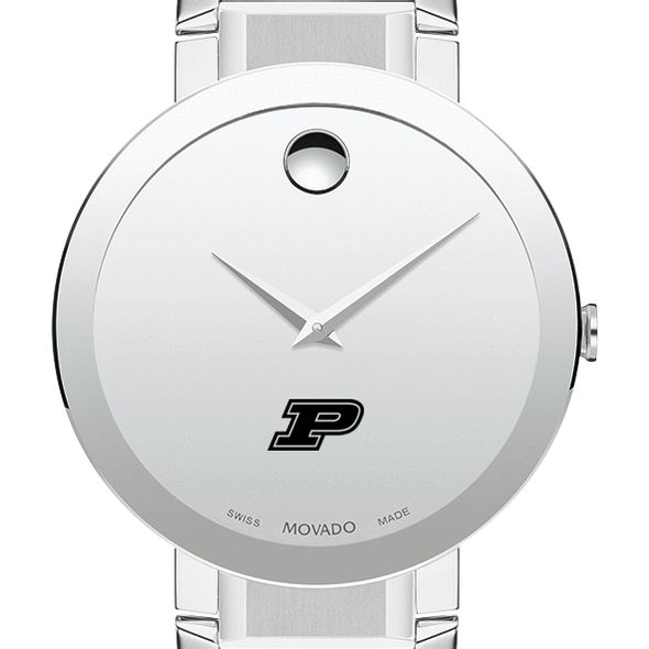 Purdue University Men's Movado Sapphire Museum with Bracelet