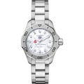 Ohio State Women's TAG Heuer Steel Aquaracer with Diamond Dial - Image 2