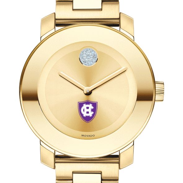 Holy Cross Women's Movado Gold Bold