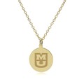 University of Missouri 14K Gold Pendant & Chain - Image 2