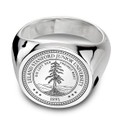 Stanford Sterling Silver Round Signet Ring - Image 1