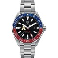 Appalachian State Men's TAG Heuer Automatic GMT Aquaracer with Black Dial and Blue & Red Bezel - Image 2