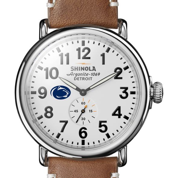Penn State Shinola Watch, The Runwell 47mm White Dial - Image 1
