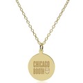 Chicago Booth 18K Gold Pendant & Chain - Image 2