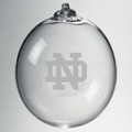 Notre Dame Glass Bauble Ornament by Simon Pearce - Image 2