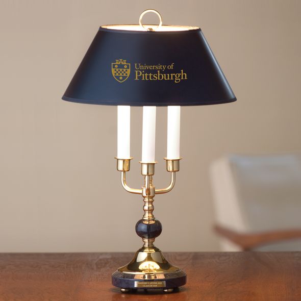 Pitt Lamp in Brass & Marble - Image 1
