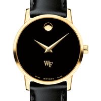 Wake Forest Women's Movado Gold Museum Classic Leather