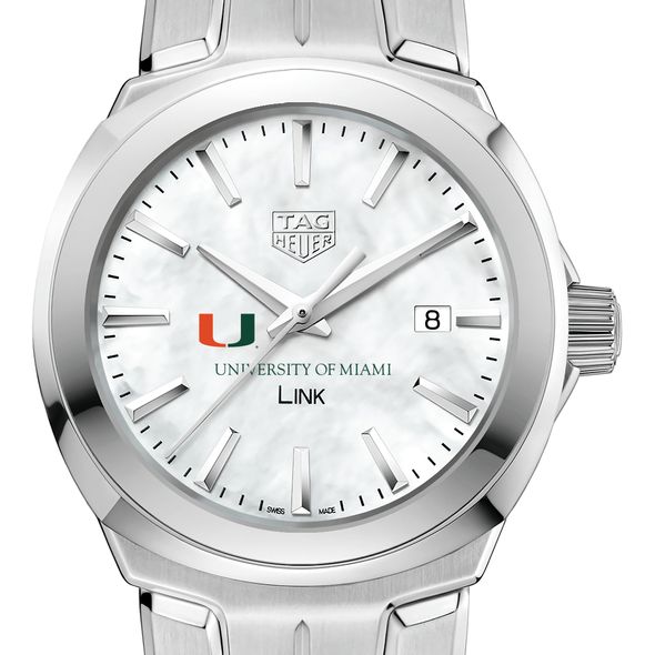 University of Miami TAG Heuer LINK for Women - Image 1