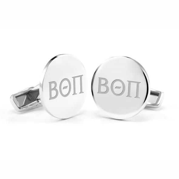 Beta Theta Pi Sterling Silver Cufflinks - Image 1