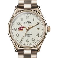 Central Michigan Shinola Watch, The Vinton 38mm Ivory Dial