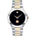 UT Dallas Men's Movado Collection Two-Tone Watch with Black Dial - Image 2