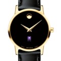 NYU Women's Movado Gold Museum Classic Leather - Image 1