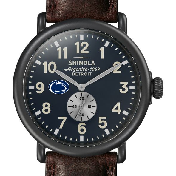 Penn State Shinola Watch, The Runwell 47mm Midnight Blue Dial - Image 1
