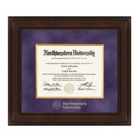 Northwestern Excelsior Diploma Frame