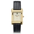 Holy Cross Men's Gold Quad with Leather Strap - Image 2
