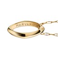 Harvard Monica Rich Kosann Poesy Ring Necklace in Gold - Image 3