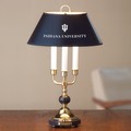Indiana University Lamp in Brass & Marble - Image 1