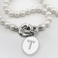 Troy Pearl Necklace with Sterling Silver Charm - Image 2