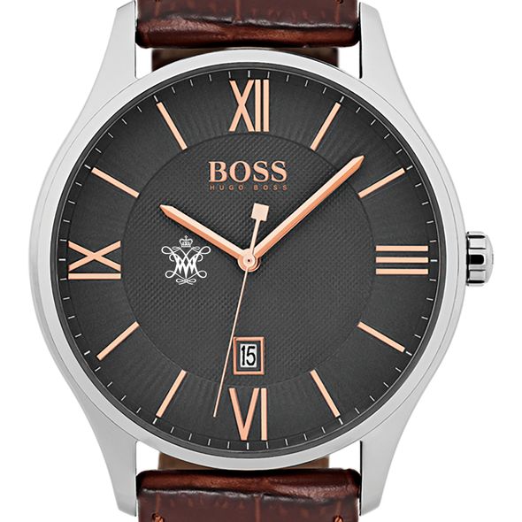 College of William & Mary Men's BOSS Classic with Leather Strap from M.LaHart