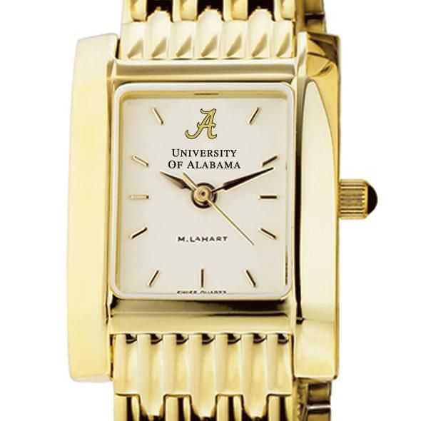 Alabama Women's Gold Quad Watch with Bracelet