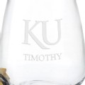 Kansas Stemless Wine Glasses - Set of 2 - Image 3