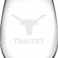 Texas Longhorns Stemless Wine Glasses Made in the USA - Set of 4 - Image 3
