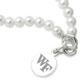 Wake Forest Pearl Bracelet with Sterling Silver Charm - Image 2