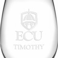 ECU Stemless Wine Glasses Made in the USA - Set of 4 - Image 3
