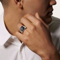 BYU Ring by John Hardy with Black Onyx