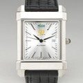 George Mason 50th Anniversary Men's Collegiate Watch with Leather Strap - Image 1