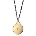 West Point Monica Rich Kosann Round Charm in Gold with Stone - Image 3