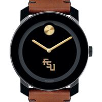 Florida State University Men's Movado BOLD with Brown Leather Strap