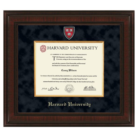 Harvard Diploma Frame - Excelsior - Image 1