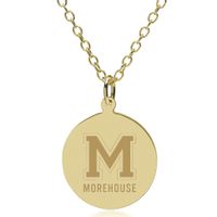 Morehouse 18K Gold Pendant & Chain