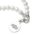 Oklahoma State University Pearl Bracelet with Sterling Silver Charm - Image 2