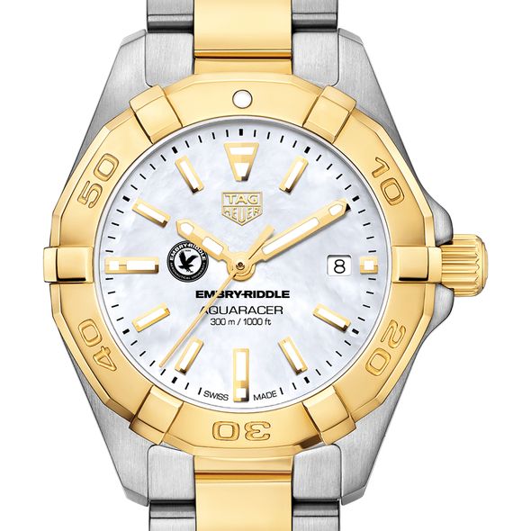 Embry-Riddle TAG Heuer Two-Tone Aquaracer for Women - Image 1