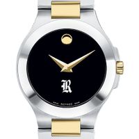 Rice Women's Movado Collection Two-Tone Watch with Black Dial