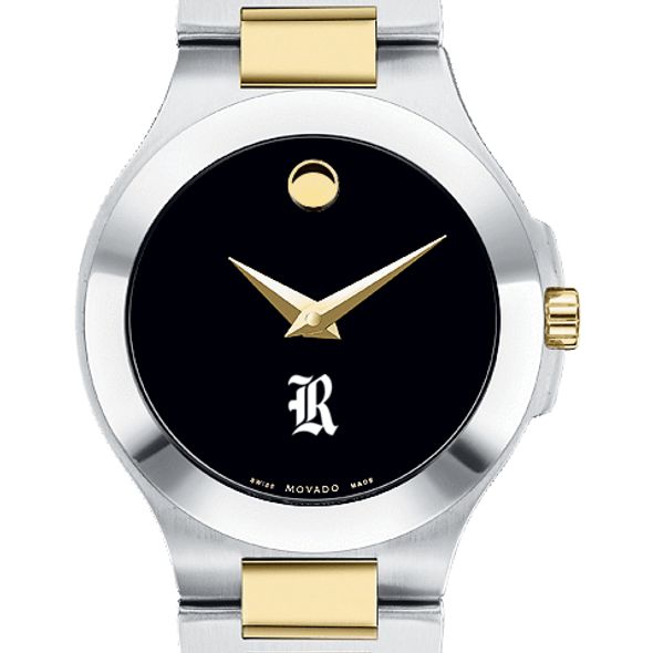 Rice Women's Movado Collection Two-Tone Watch with Black Dial - Image 1