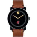 Washington State University Men's Movado BOLD with Brown Leather Strap - Image 2