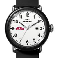 University of Mississippi Shinola Watch, The Detrola 43mm White Dial at M.LaHart & Co.