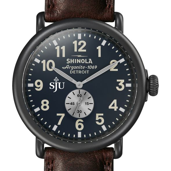 Saint Joseph's Shinola Watch, The Runwell 47mm Midnight Blue Dial - Image 1