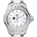 East Tennessee State Women's TAG Heuer Steel Aquaracer with Diamond Dial & Bezel - Image 1