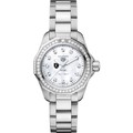 East Tennessee State Women's TAG Heuer Steel Aquaracer with Diamond Dial & Bezel - Image 2