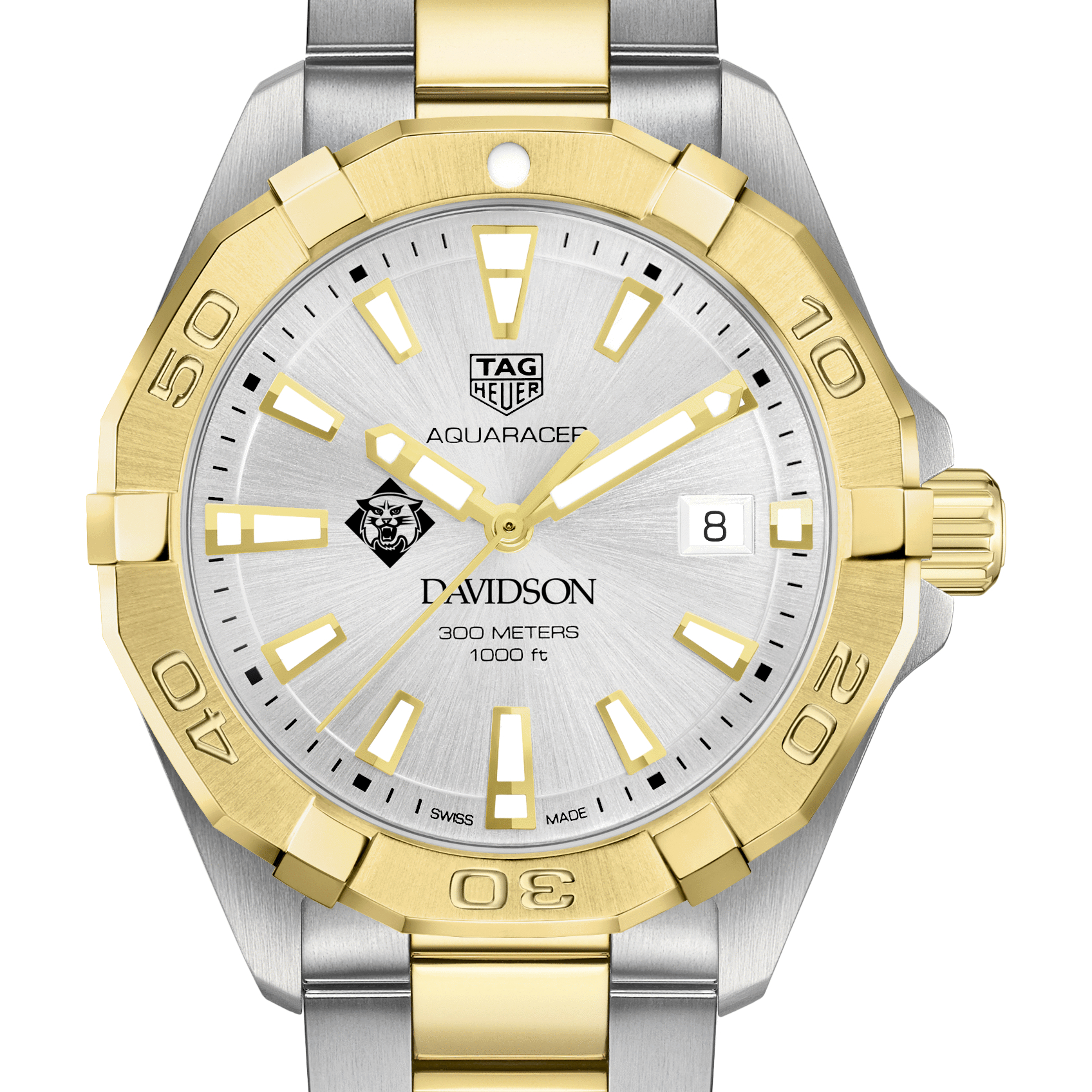 Davidson College Men's TAG Heuer Two-Tone Aquaracer