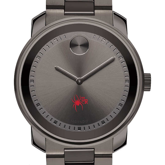 University of Richmond Men's Movado BOLD Gunmetal Grey