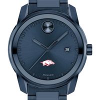 University of Arkansas Men's Movado BOLD Blue Ion with Date Window