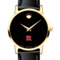 Rutgers Women's Movado Gold Museum Classic Leather - Image 1
