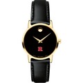 Rutgers Women's Movado Gold Museum Classic Leather - Image 2