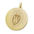 Wisconsin 18K Gold Charm - Image 1